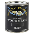 General Finishes 1 Qt Black Wood Stain Water-Based Penetrating Stain WBQT